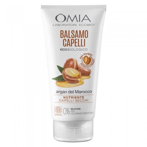 Omia Balsamo Capelli Ecobiologico Argan del Marocco - Flacone da 180ml