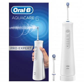 Oral-B Aquacare 6 Pro Expert Idropulsore Dentale Ricaricabile Senza Fili con...