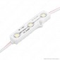 Immagine 1 - V-Tac VT-50503 Modulo 3 LED 0,72W SMD 12V impermeabile IP67 bianco -