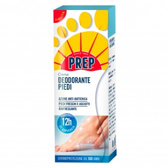 Prep Crema Deodorante Piedi ad Azione Anti-Batterica e Rinfrescante - Flacone...