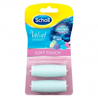2 Testine di Ricambio - Mix Pack - Scholl Velvet Smooth Soft con Cristalli di...