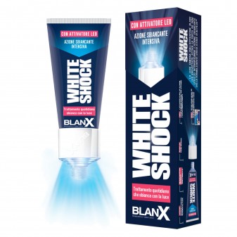 BlanX White Shock Dentifricio Sbiancante con Tecnologia Actilux e Attivatore...