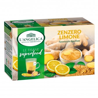 L'Angelica Superfood Tisana Zenzero e Limone Vegan Senza Lattosio e Gluten...