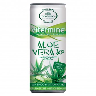 L'Angelica Vitermine Original Health Drink Aloe Vera 30% Vegan Senza Zucchero...