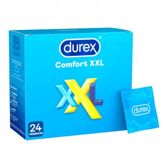 Preservativi Durex Comfort XXL Extra Large Extra Lunghi - Confezione da 24...