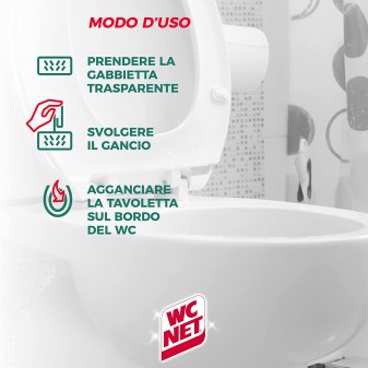 WC Net Profumoso Mountain Fresh Igiene Continua - Confezione da 4