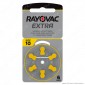 Immagine 1 - Rayovac Extra Misura 10 - Confezione 6 Batterie per Protesi Acustiche