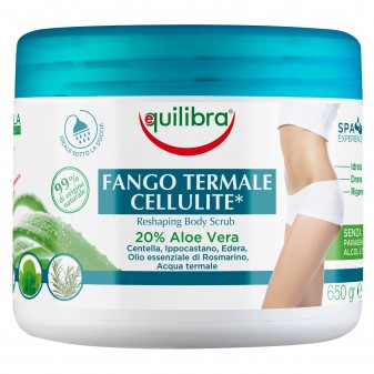 Equilibra Fango Termale Cellulite Spa Experience con Aloe Vera - Barattolo da...