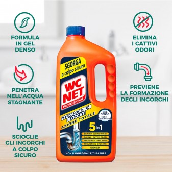 WC Net Professional Sturascarichi Bloccati Azione Totale contro