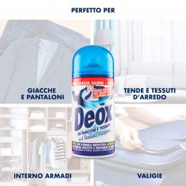 Deox Spray Deodorante per Giacche e Tessuti con Formula Antiodore -