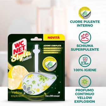 WC Net Style Active Profumo di Limone - Confezione da 1 Tavoletta