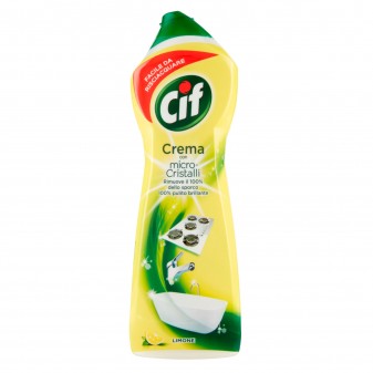 Cif Detergente in Crema Profumo Limone con Micro-Cristalli Multisuperficie -...
