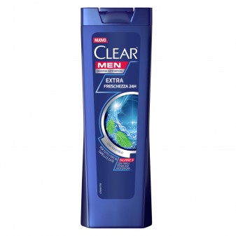 Clear Men Extra Freschezza 24H Shampoo Antiforfora per Tutti i Tipi di...