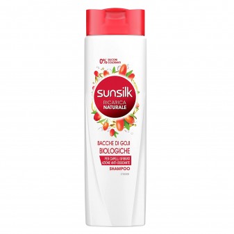 Sunsilk Shampoo Ricarica Naturale Azione Antiossidante con Bacche di Goji per...