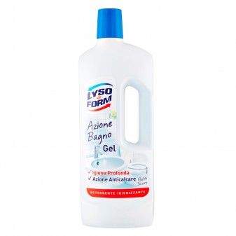 Lysoform Azione Bagno Gel Detergente Igienizzante Anticalcare - Flacone da 750ml