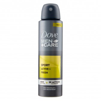 Dove Men+Care Deodorante Spray Sport Active + Fresh 48h 0% Alcol...
