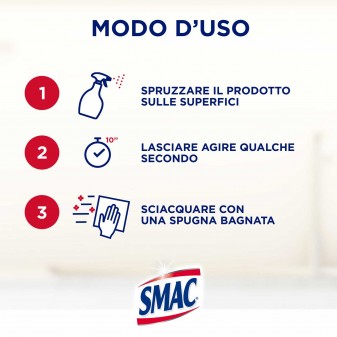 Smac Superfici Moderne Sgrassatore Spray - Flacone da 500ml