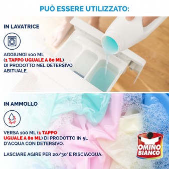 Omino Bianco Additivo Igienizzante con Tecnologia DEO+ - Flacone da 1