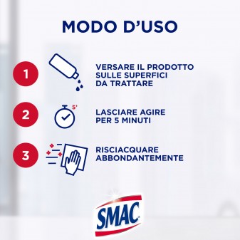 Smac Scioglicalcare Detergente Gel Igienizzante - Flacone da 500ml