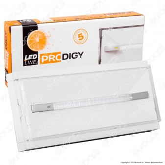 Linergy PS11F10ABR 11W Lampada d'Emergenza Anti Black Out 10 LED