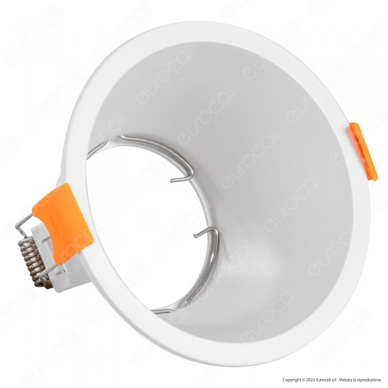 V-Tac VT-925 Portafaretto Rotondo Fisso da Incasso per Lampadine GU10 V-Tac VT-925 Portafaretto Rotondo Fisso da Incasso per Lampadine GU10