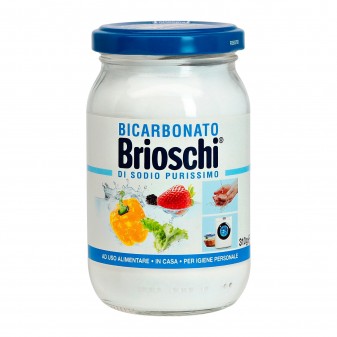 Brioschi Bicarbonato di Sodio Purissimo ad Uso Alimentare e per l'Igiene - Barattolo da 310gr