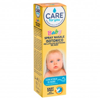Care For You Spray Nasale Isotonico Baby per Pulizia Quotidiana Naso con...