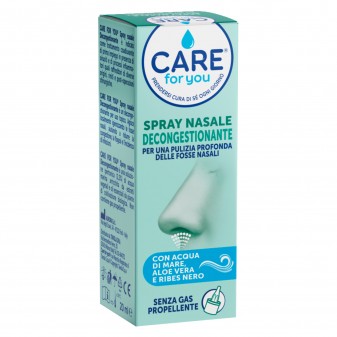 Care For You Spray Nasale Decongestionante per Pulizia Profonda Naso con...