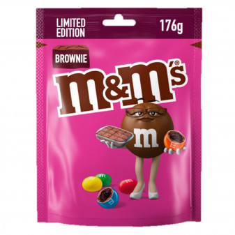 M&M's Brownie Confetti al Cioccolato con Ripieno al Gusto Brownie - Busta da...