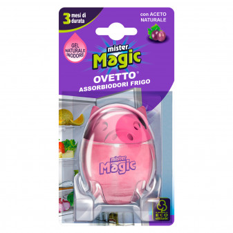 Mister Magic Ovetto Assorbiodori Frigo con Aceto Naturale - Confezione da 1...