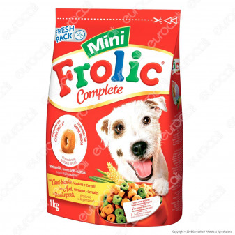 Frolic Mini Cibo Semi Umido per Cani con Carni Bianche, Verdure e Cereali -...