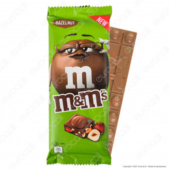M&M's Hazelnut Tavoletta di Cioccolato al Latte con Confetti alle Nocciole -...
