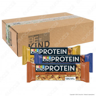 Be-Kind Protein Kit Snack con 3 Gusti - Box da 18 Barrette da 40g