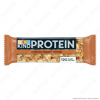 Be-Kind Protein Snack con Burro di Arachidi e Frutta Secca - 1 Barretta da 50g