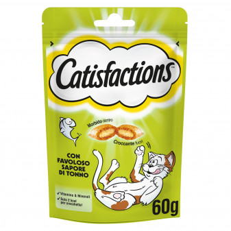 Catisfactions Snack al Tonno per Gatti - Confezione 60g