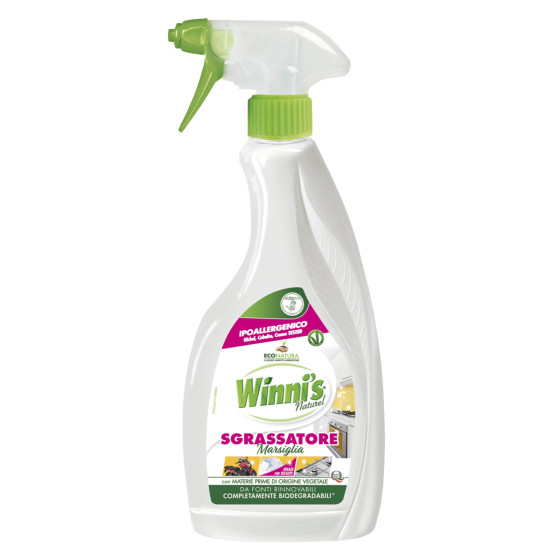 Winni's Naturel Sgrassatore Marsiglia Detergente Spray Multiuso per Cucina - Flacone da 500ml