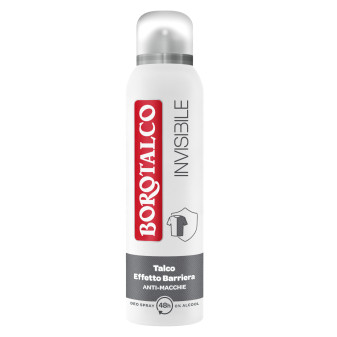 Borotalco Invisibile Deodorante Deo Spray 48h con Talco Effetto Barriera Anti...