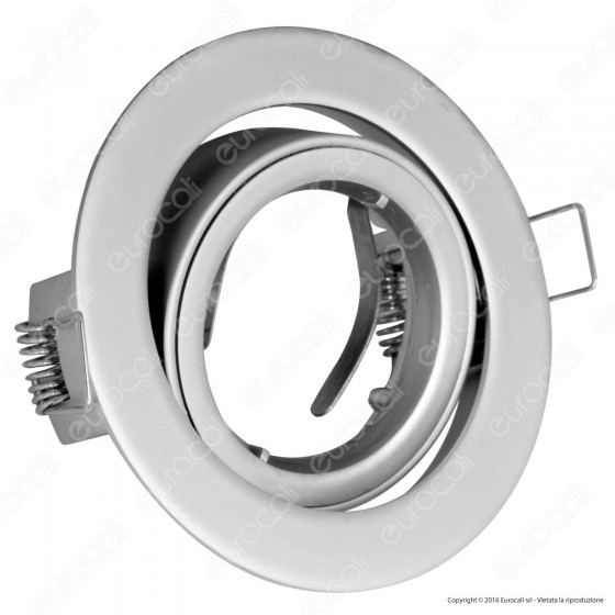 V-Tac VT-775 Portafaretto Orientabile Rotondo da Incasso per V-Tac VT-775 Portafaretto Orientabile Rotondo da Incasso per
