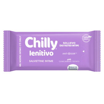 Chilly Lenitivo Salviettine Intime Anti-Odor pH5 Biodegradabili