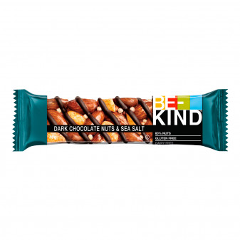 Be-Kind Snack al Cioccolato Fondente con Frutta Secca e Sale Marino -...