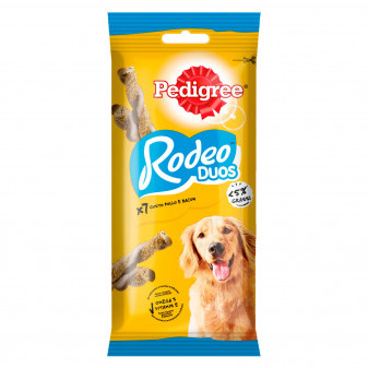 Pedigree Rodeo Duos Stick Gusto Pollo e Bacon per Cani - Confezione da 7 Snack