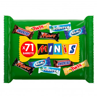 Mixed Minis Mars Snickers Twix Bounty MilkyWay Snack Misti - Confezione da...