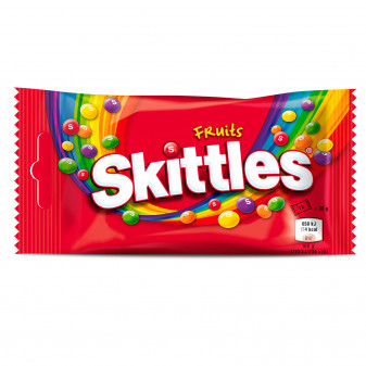 Skittles Fruits Caramelle Colorate alla Frutta dal Gusto Dolce - Confezione...