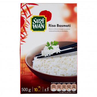 Suzi Wan Riso Basmati a Chicco Lungo e Sottile Pronto in 10 Minuti -...