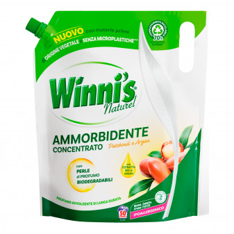 Winni's Naturel Ammorbidente Patchouli e Argan per Lavatrice e Bucato a Mano...