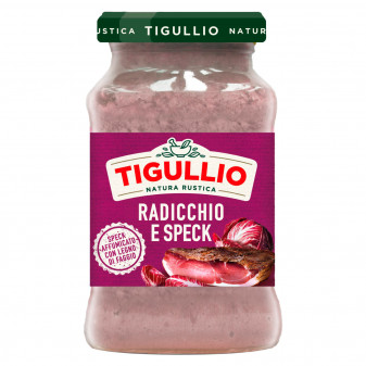 Tigullio Pesto Speciale Radicchio Rosso e Speck - Vasetto da 185g