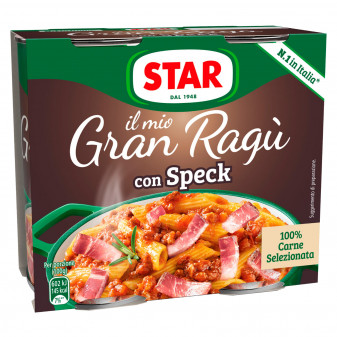 Star Il Mio Gran Ragù con Speck Sugo Pronto Senza Glutine - 2 lattine da 180g