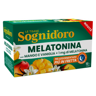 Sognid'oro Tisana Melatonina con Mango e Vaniglia Effetto Antiossidante per...
