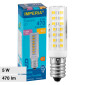 Immagine 1 - Imperia Lampadina LED E14 5W Tubolare T16 Trasparente SMD - mod. 211441 / 211458 / 211465