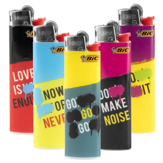 Bic Slim J23 Fantasia Rebel - Serie da 5 Accendini Bic Slim J23 Fantasia Rebel - Serie da 5 Accendini